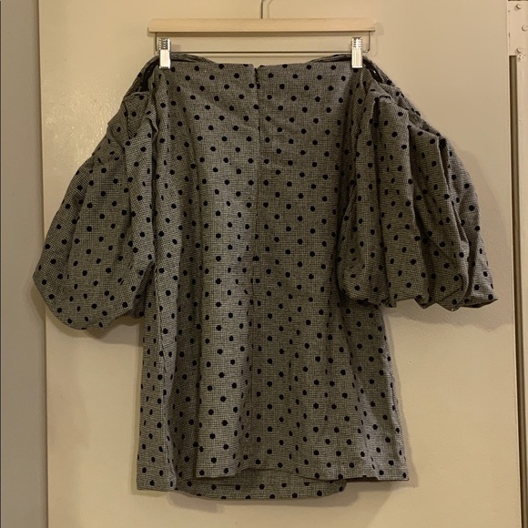 EGGIE by URBAN OUTFITTERS Delilah Polka Dot Puff Sleeve Dress - Picture 5 of 8